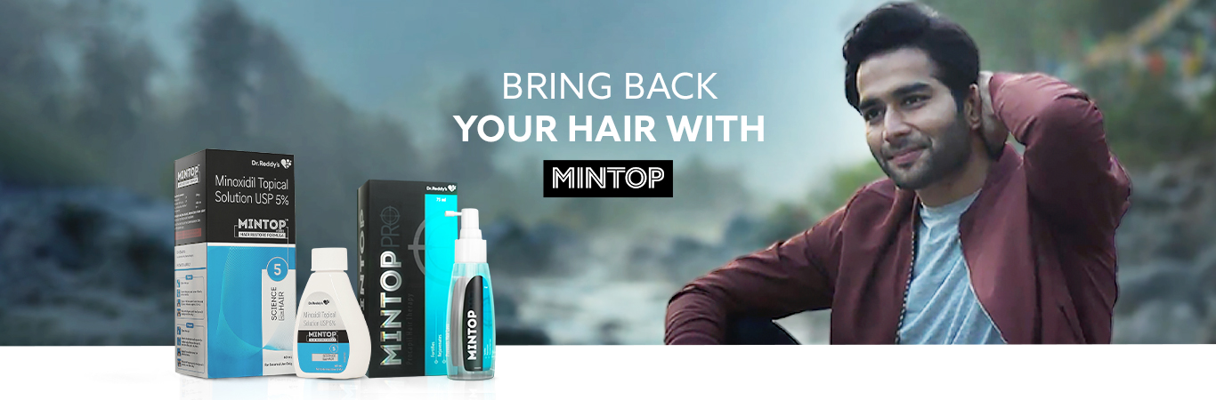 Minoxidil helps simulate hair growth